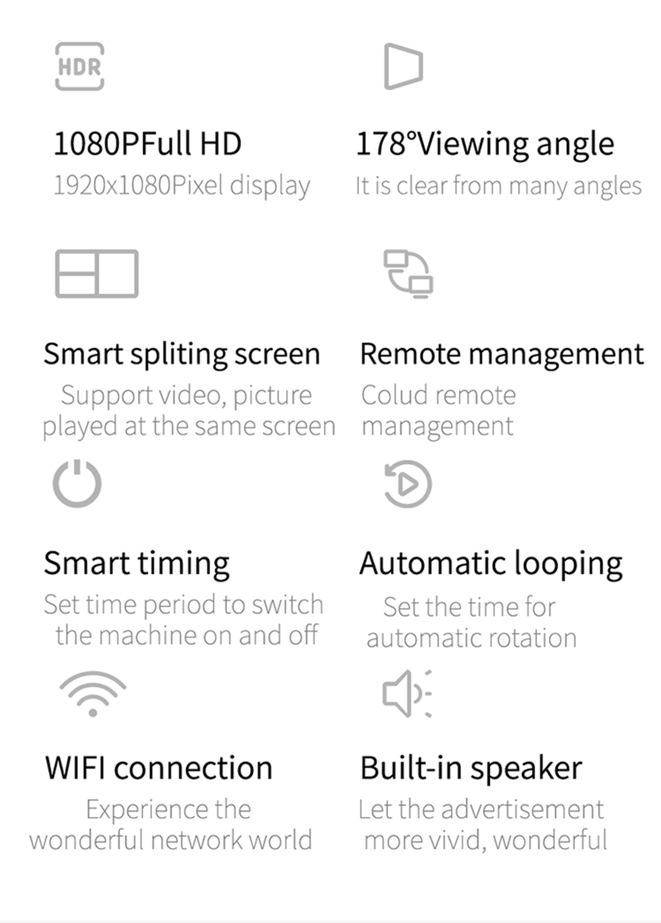 LCD Advertising Player