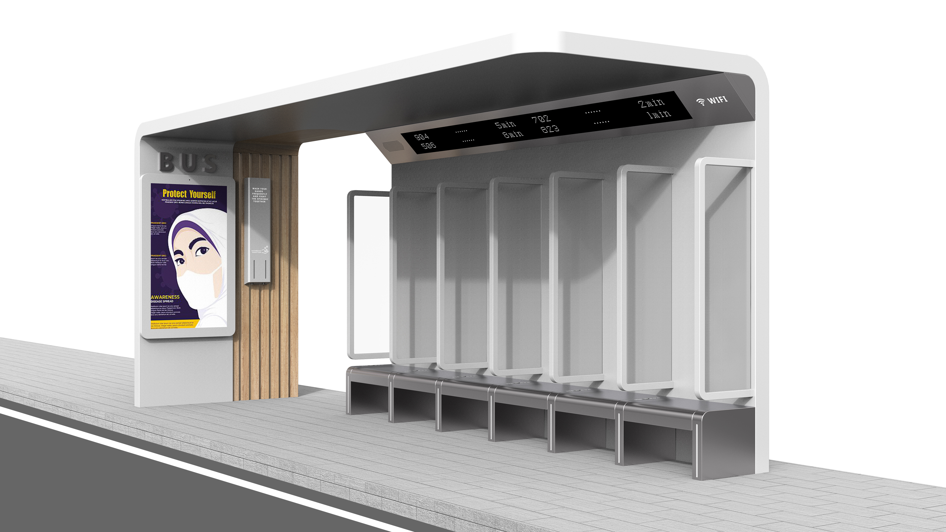 smart bus shelter