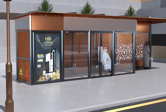 Bus Shelter with Air Conditioning