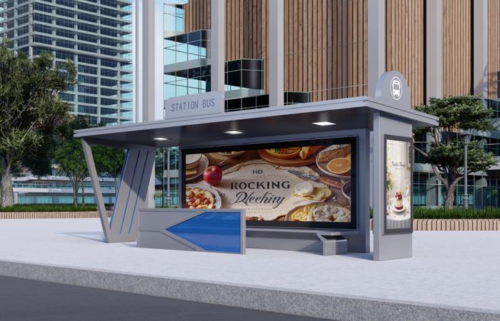 Bus Stop and Shelter- YR2503-028C