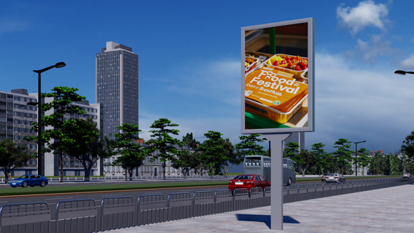 Outdoor Full Color P3 LED Screen Lightbox