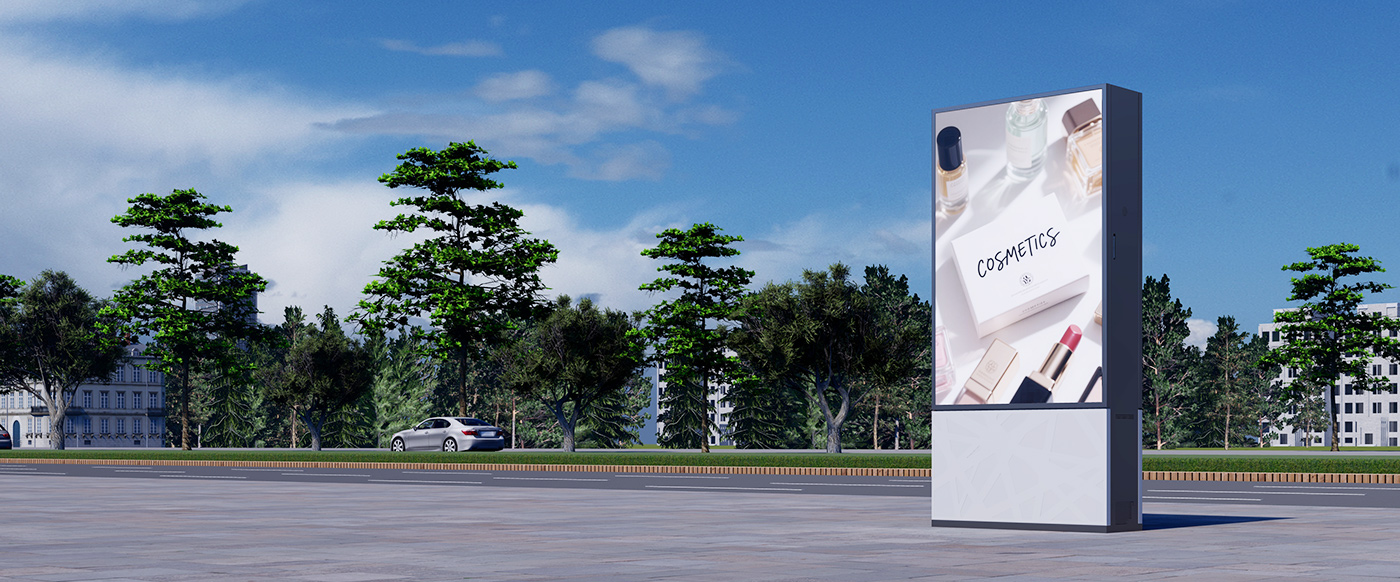 LCD Advertising Display- YR2104-001B