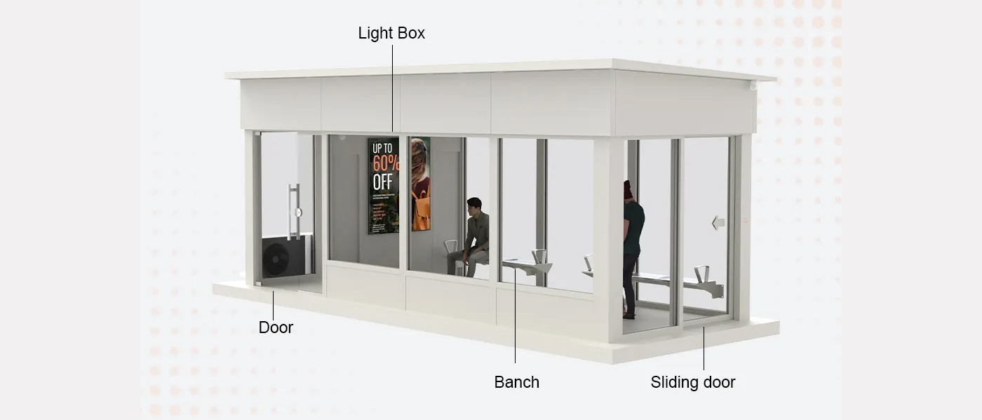 Air Conditioned Bus Shelter- YR2009-007