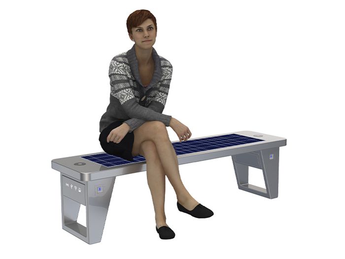 USB Smart Bench Outdoor- YR-SPP-005