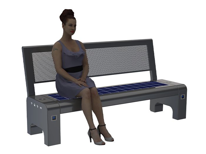 Smart Charging Bench Outdoor- YR-SPP-008