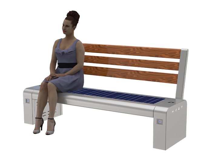 Smart Solar Bench- YR-SPP-009