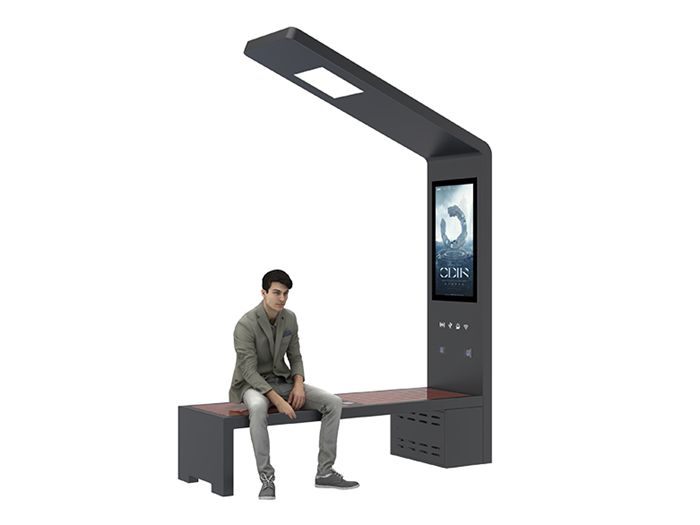 Public Solar Bench- YR-SPP-014