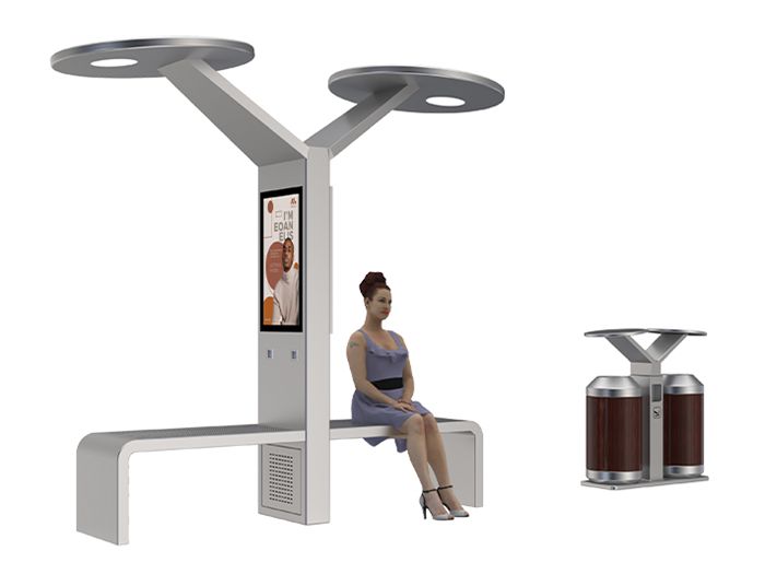 Modern Solar Bench Furniture- YR-SPP-026 Modern Solar Bench Furniture- YR-SPP-026