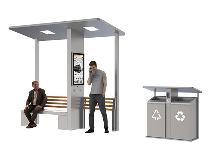 Solar Bench Furniture- YR-SPP-024 Solar Bench Furniture- YR-SPP-024