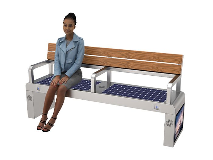 Solar Garden Bench- YR-SPP-030