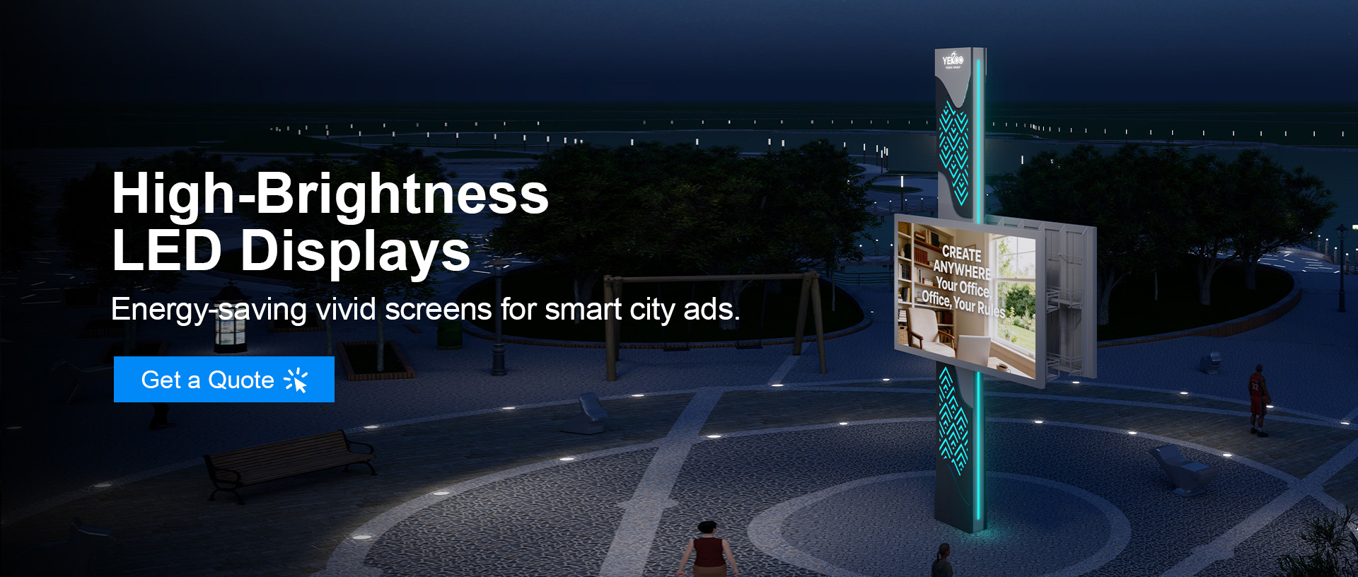 High-Brightness LED Displays