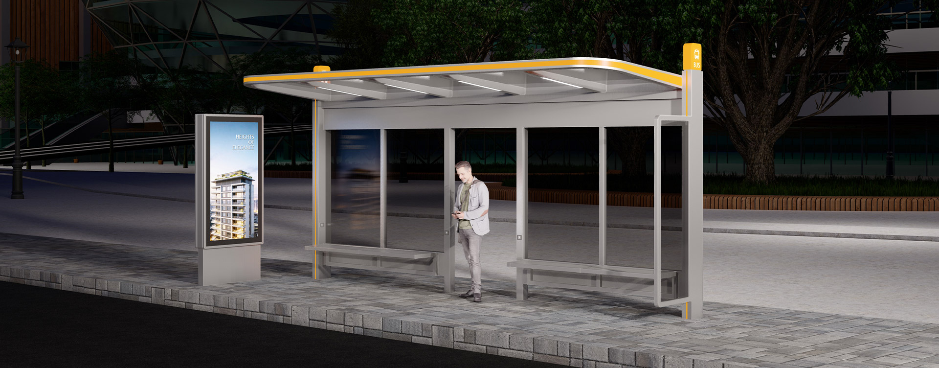 Smart Bus Shelter  Solution