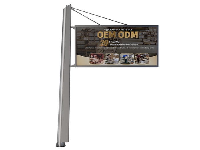 10*5m F-shaped Steel Structure Billboard- YR1901-002