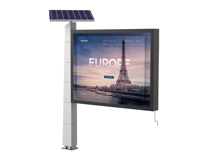 4*3 Outdoor Billboard with Solar Panel- YR1808-003-A