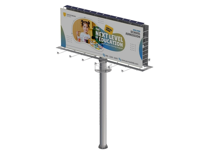Highway Billboard with Solar Energy System- YR2410-006 Highway Billboard with Solar Energy System- YR2410-006