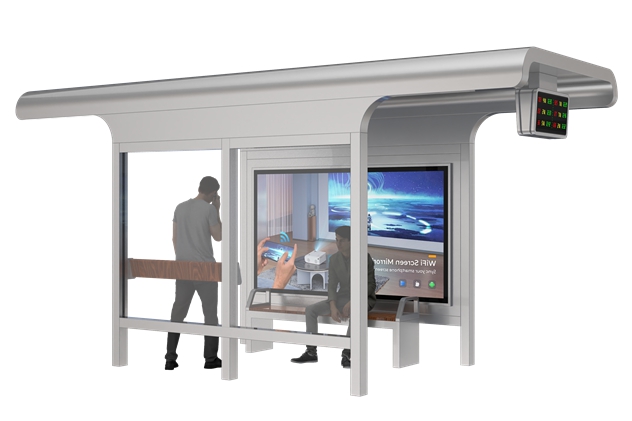 Bus Shelter with Display- YR-SMBS-2402335 Bus Shelter with Display- YR-SMBS-2402335