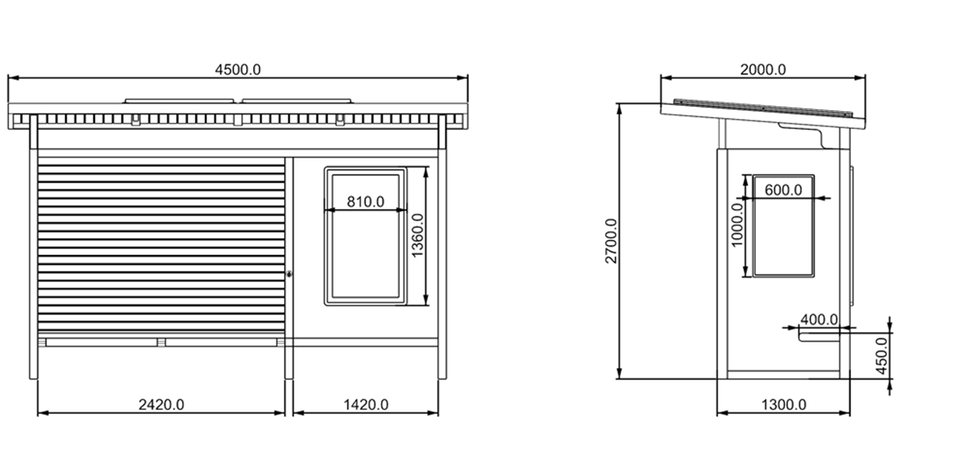 Solar Powered Bus Stops- YR-SSBS-2407340