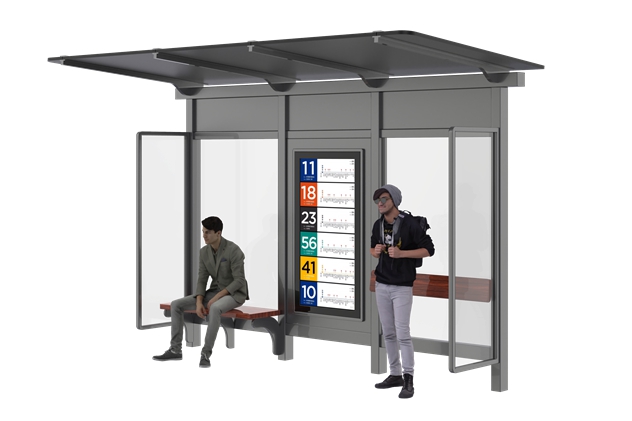 Solar Powered Bus Shelter- YR-SSBS-2409348