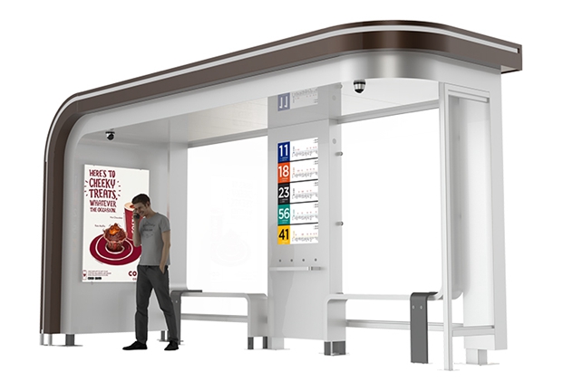 Bus Stop and Shelter- YR2503-028C