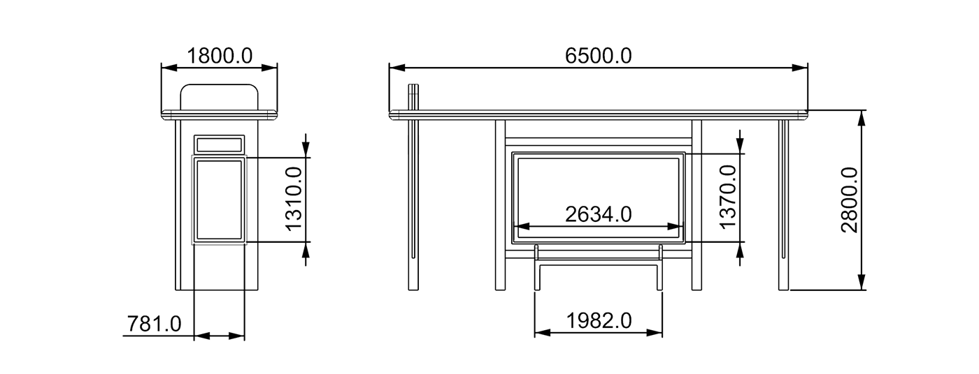 Bus Stop Customized- YR-SSBS-2411351