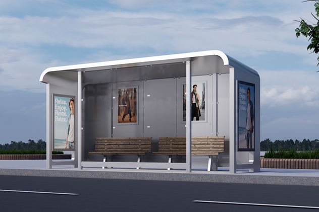 Bus Stop Shelter- YR-SSBS-25028 Bus Stop Shelter- YR-SSBS-25028