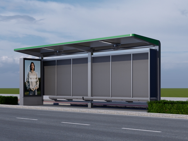 Solar Bus Shelter- YR-SSBS-25007
