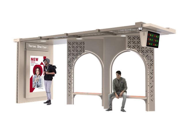 Bus Stop and Shelter- YR2503-028C Bus Stop and Shelter- YR2503-028C