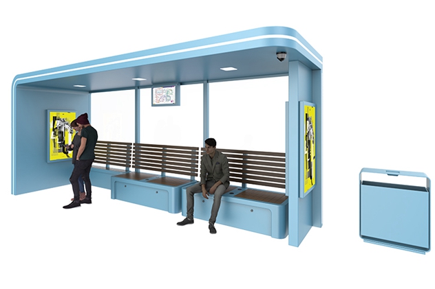Smart Bus Stop with Display- YR-SMBS-25013