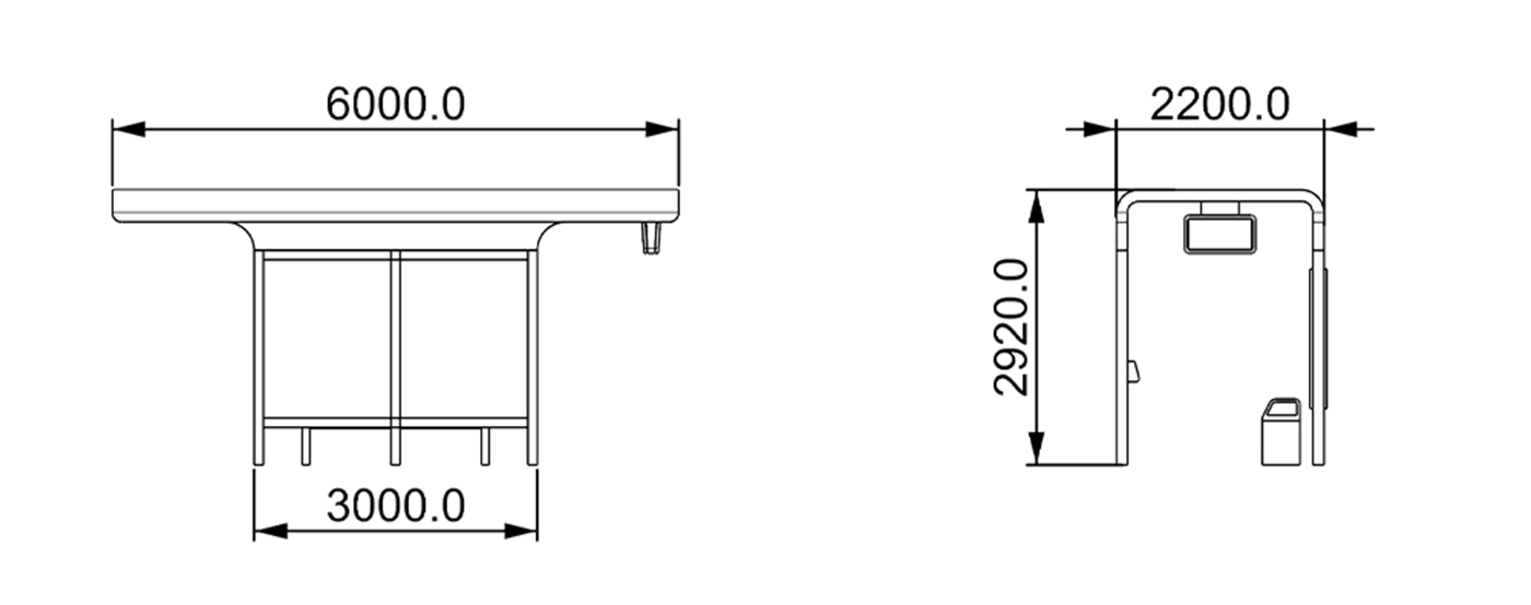 Bus Shelter with Display- YR-SMBS-2402335 Bus Shelter with Display- YR-SMBS-2402335