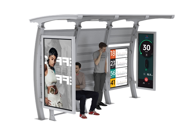 Easy Assemble Bus Shelter- YR1708-014 Easy Assemble Bus Shelter- YR1708-014