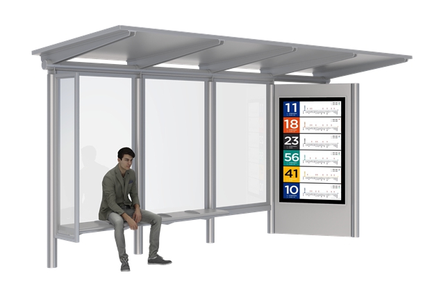 Public Bus Shelter- YR-SSBS-2511002 Public Bus Shelter- YR-SSBS-2511002