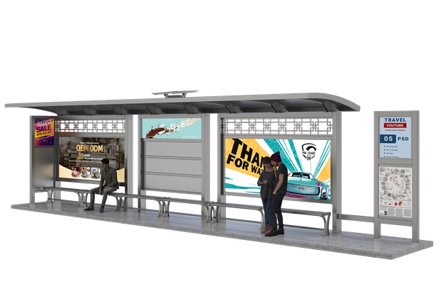 Outdoor Bus Shelter- YR-SSBS-25041
