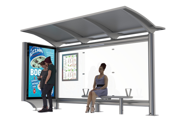 Premium Bus Shelter Designs- YR-SSBS-25020