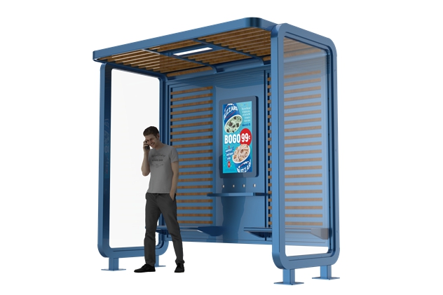 Vandal Proof Bus Shelter- YR-SSBS-25009 Vandal Proof Bus Shelter- YR-SSBS-25009