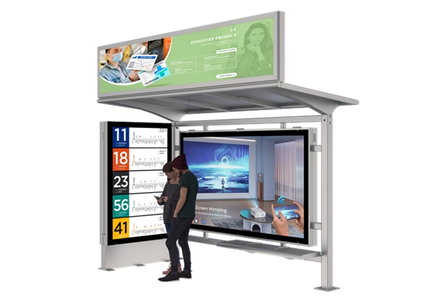 Modular Bus Shelter- YR-SSBS-25027 Modular Bus Shelter- YR-SSBS-25027