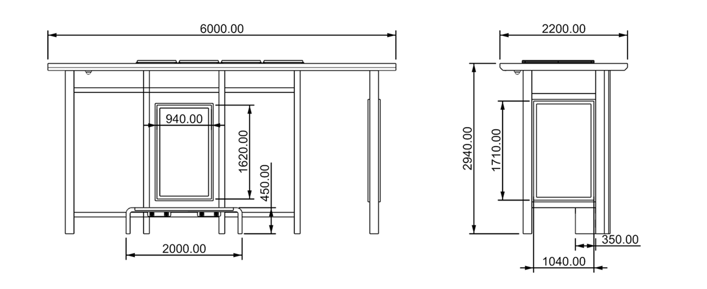 Urban Bus Stop- YR-SMBS-2406336 Urban Bus Stop- YR-SMBS-2406336
