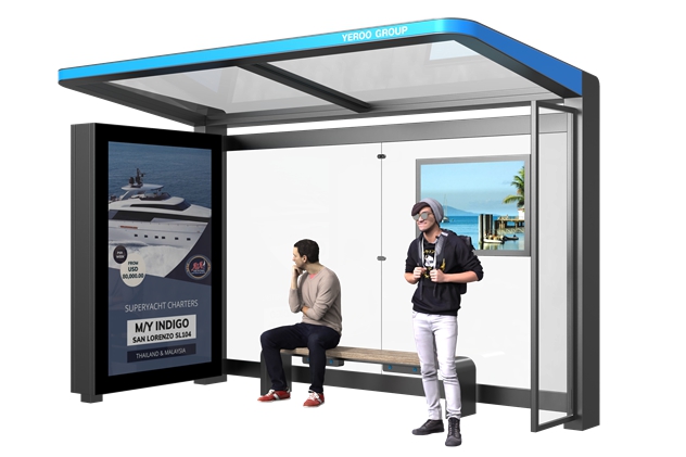 Bus Shelter with Lightbox- YR-SSBS-2308010