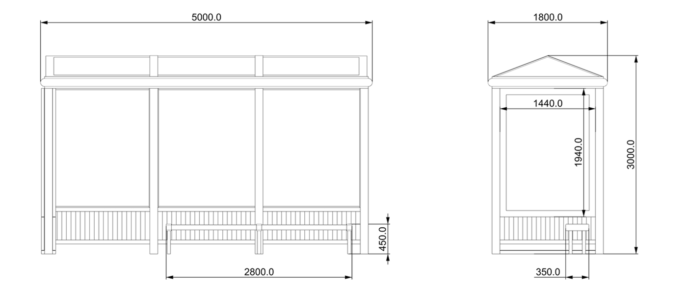 Bus Stop Design- YR-SSBS-2273