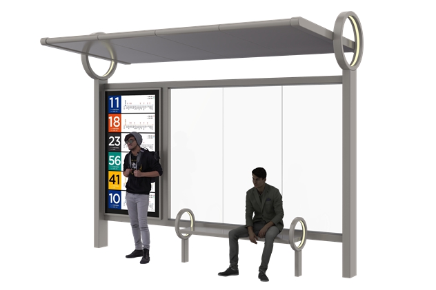 Modern Bus Shelters- YR-SSBS-2301101