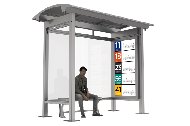 High Quality Bus Shelter- YR-SSBS-25015 High Quality Bus Shelter- YR-SSBS-25015
