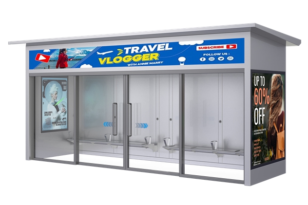 Heated Bus Shelter- YR-ACBS-25047