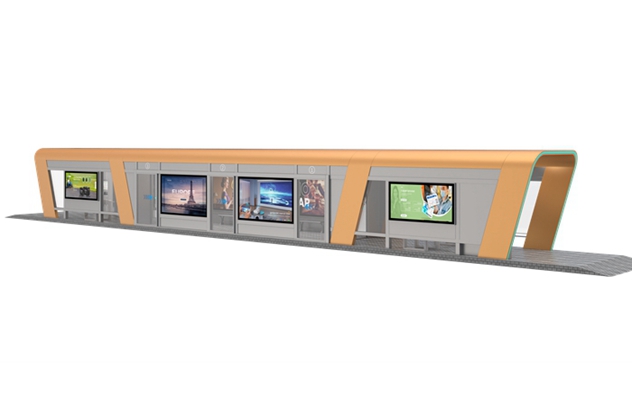 Urban Bus Shelter- YR-BRT-2511001 Urban Bus Shelter- YR-BRT-2511001