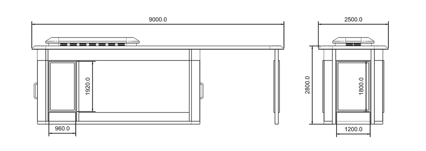 Air Conditioned Bus Stop- YR-ACBS-2302105