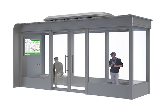 Closed Bus Shelter with Air Conditioning- YR-ACBS-2302006