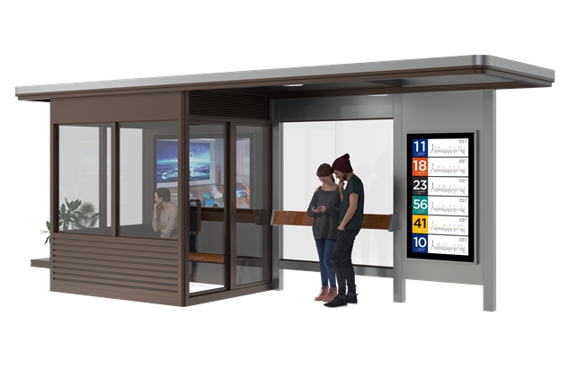 Bus Stop Shelter Factory- YR-ACBS-2312326