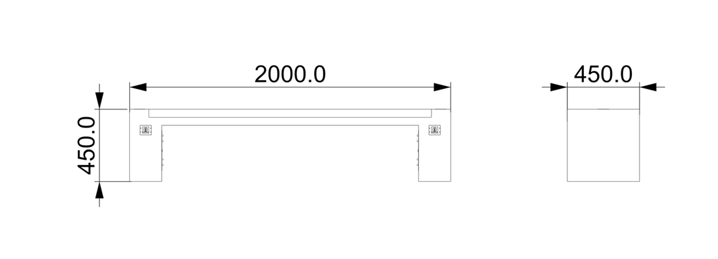Smart City Solar Bench- YR-SPP-043
