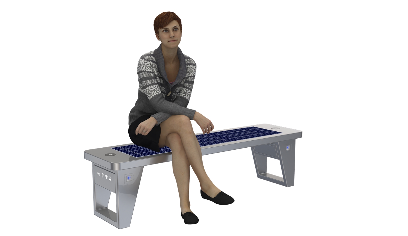 USB Smart Bench Outdoor- YR-SPP-005