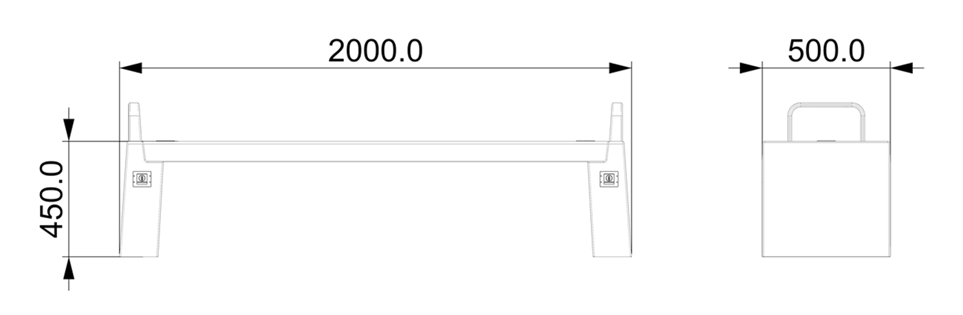 Smart Seating Bench- YR-SPP-006 Smart Seating Bench- YR-SPP-006