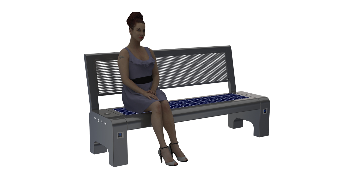 Smart Charging Bench Outdoor- YR-SPP-008