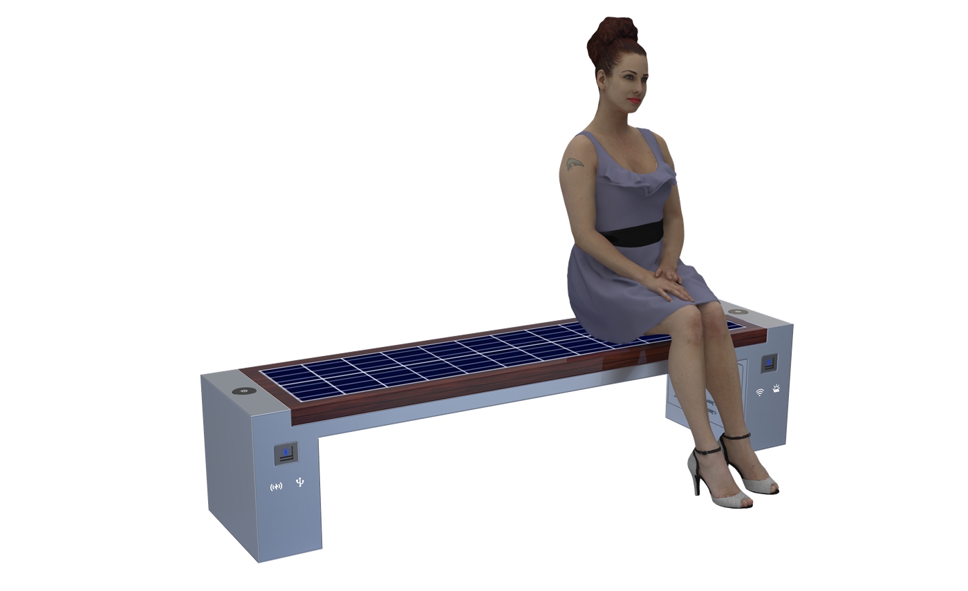 Outdoor Smart Bench- YR-SPP-004